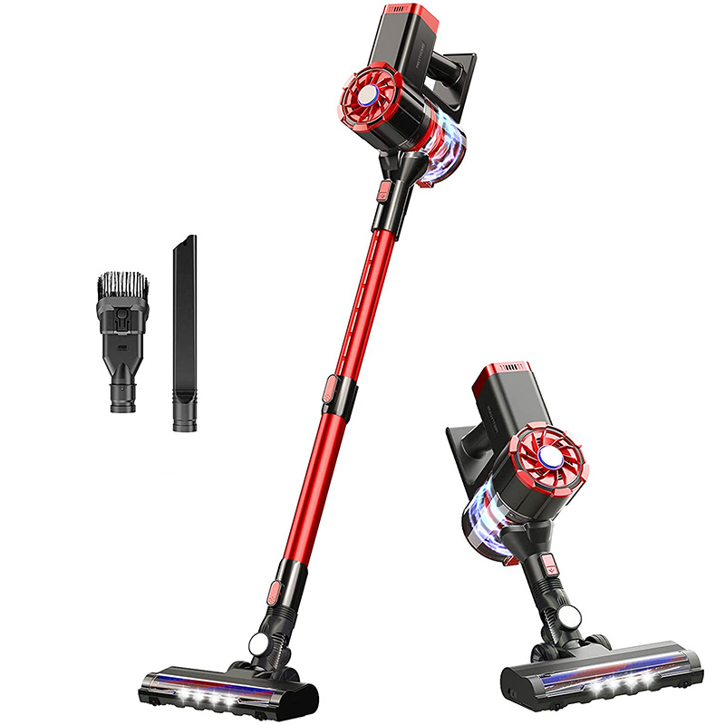 Cordless Stick Vacuum Cleaner, 20Kpa Powerful Suction, Low Noise