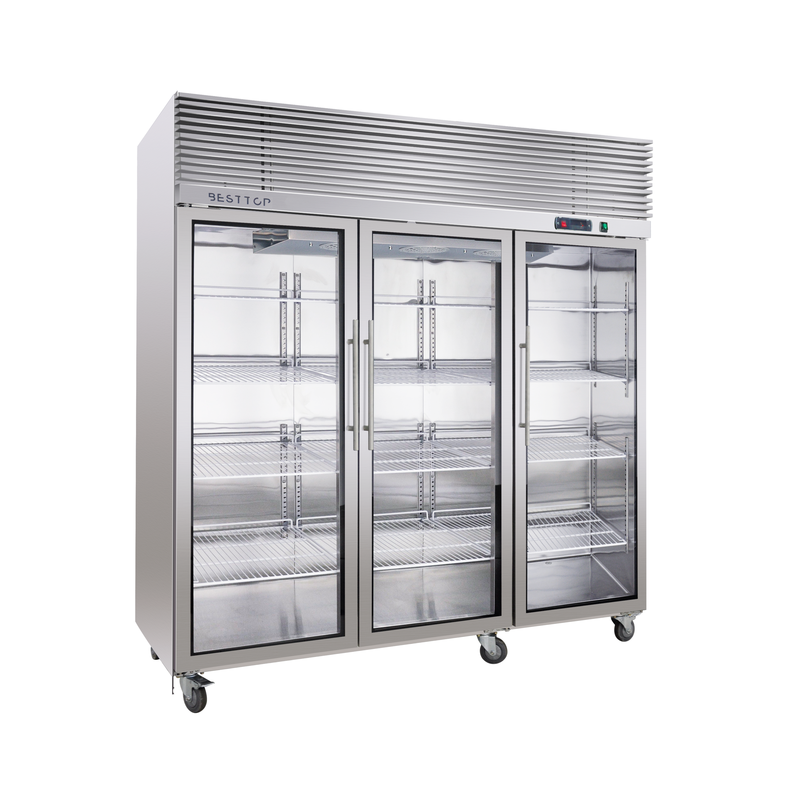 CRT72-3SG Top Mount Three Glass Door Reach-in Refrigerator