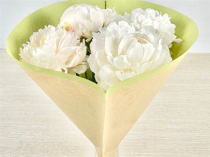 Recycled Kraft Paper Flower Sleeve