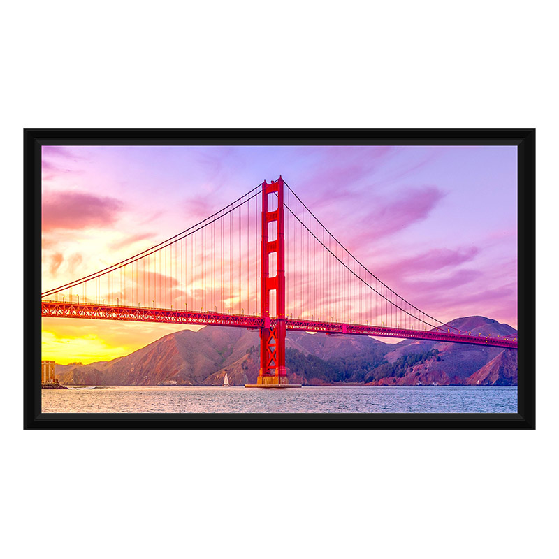 Fixed Frame Projection Screen for Cinema