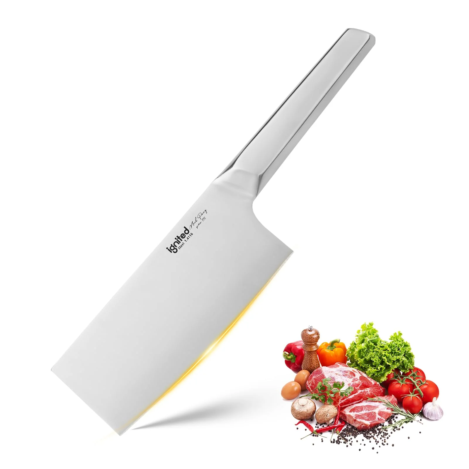 IGNITED CUTLERY Full Steel Slicing Knife