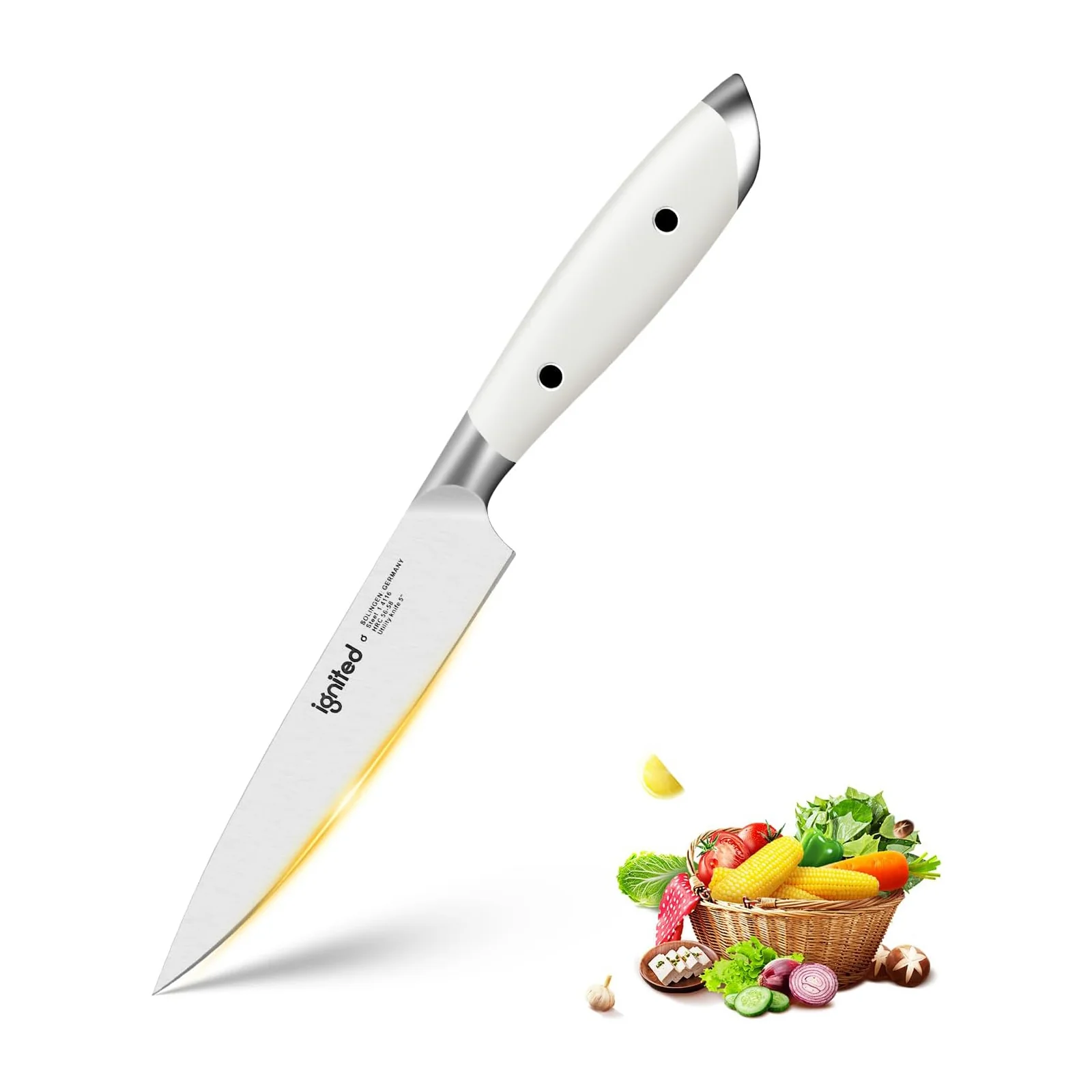 IGNITED CUTLERY 5" Utility Paring Knife