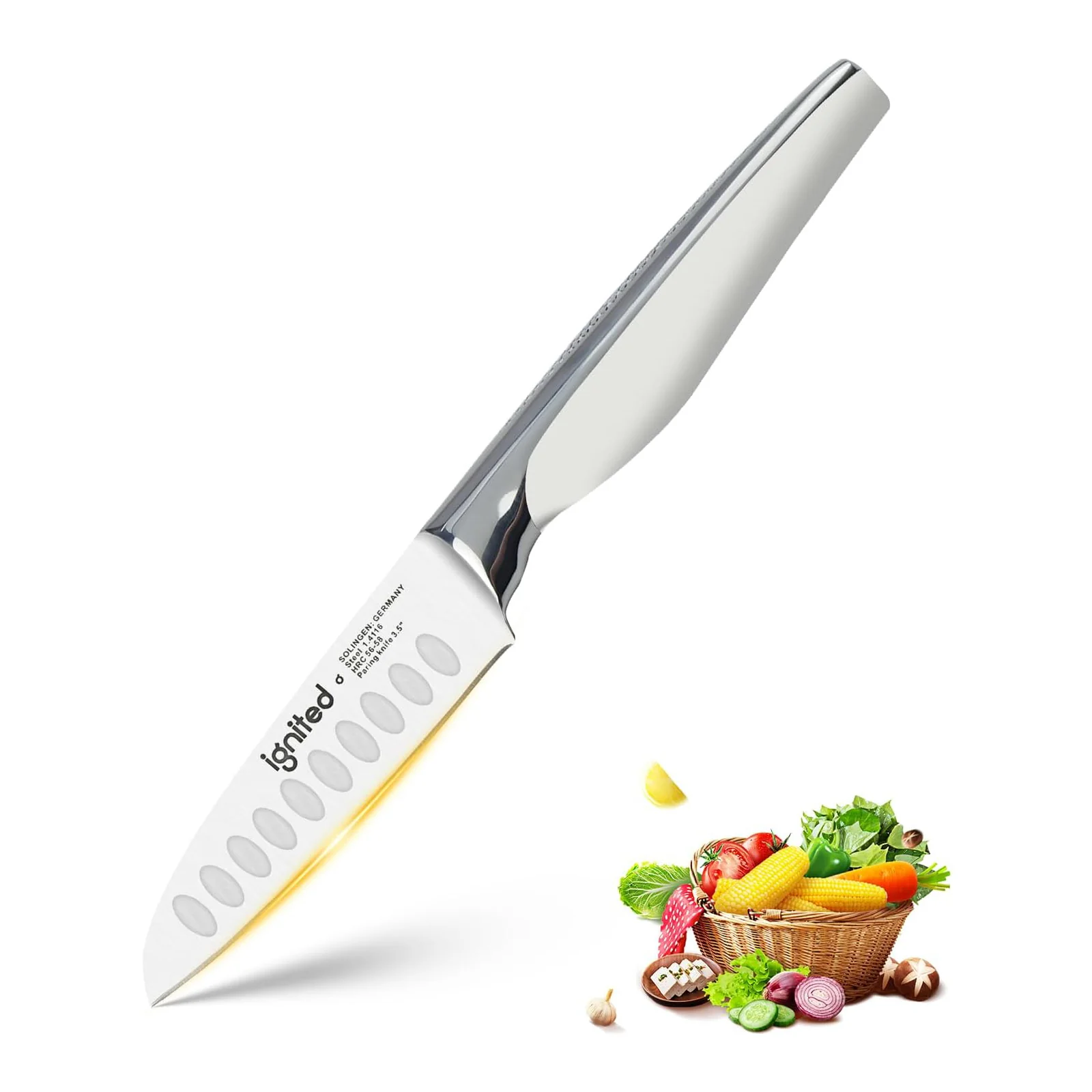 IGNITED CUTLERY 3.5" Paring Knife