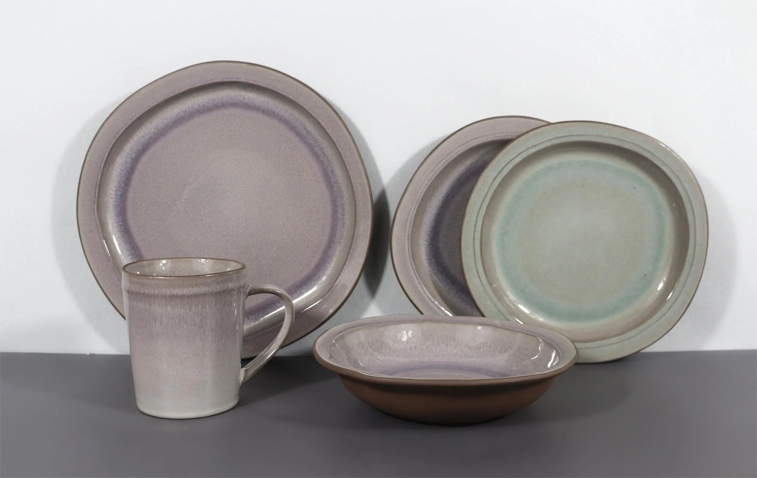 Heteromorphic reactive glaze 16-piece set
