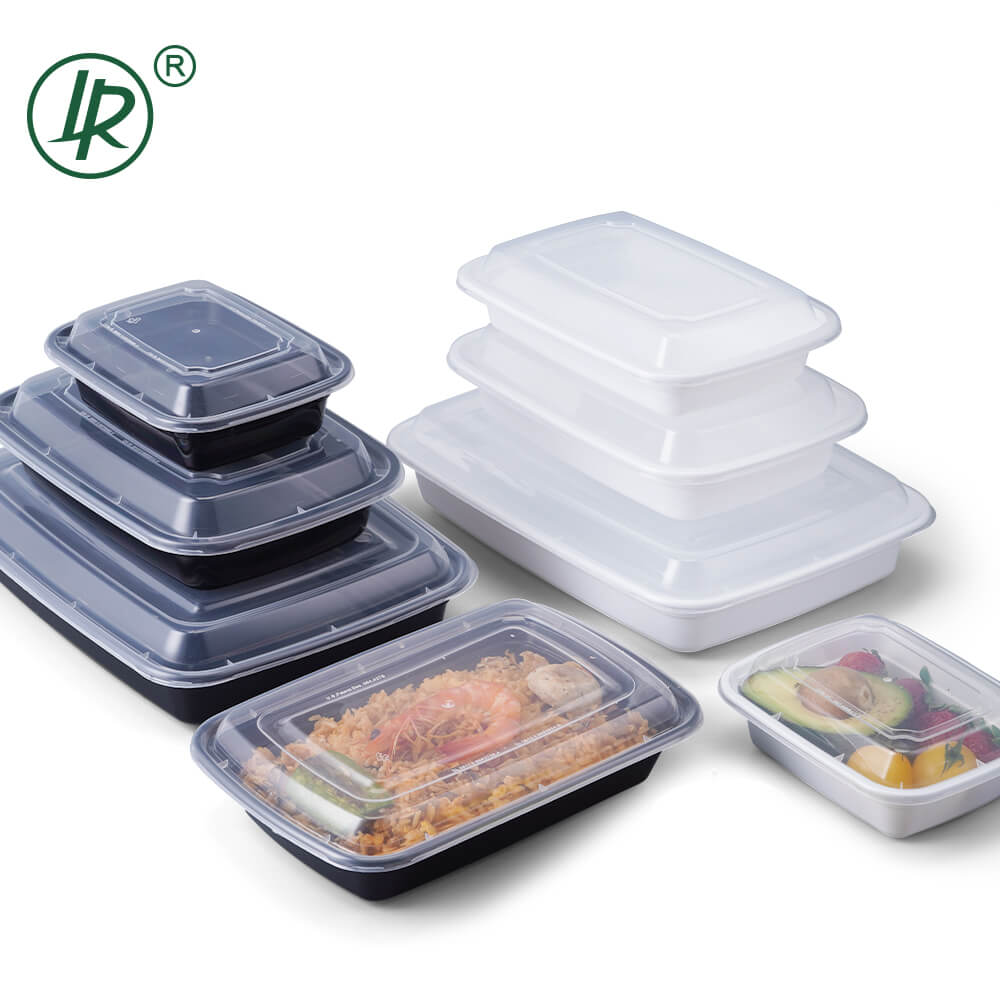 Recyclable Rectangular Microwavable PP Takeaway Containers