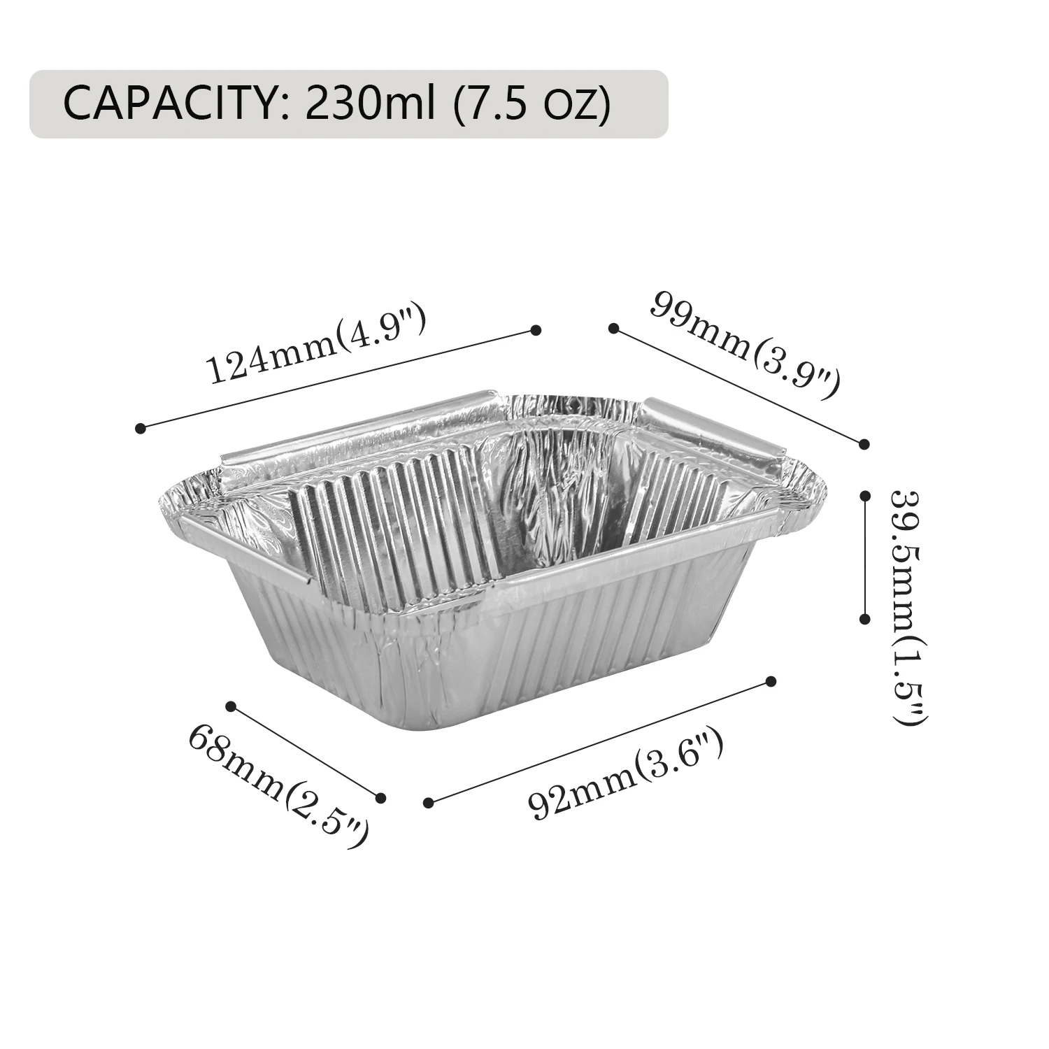 Rectangular Foil Pan