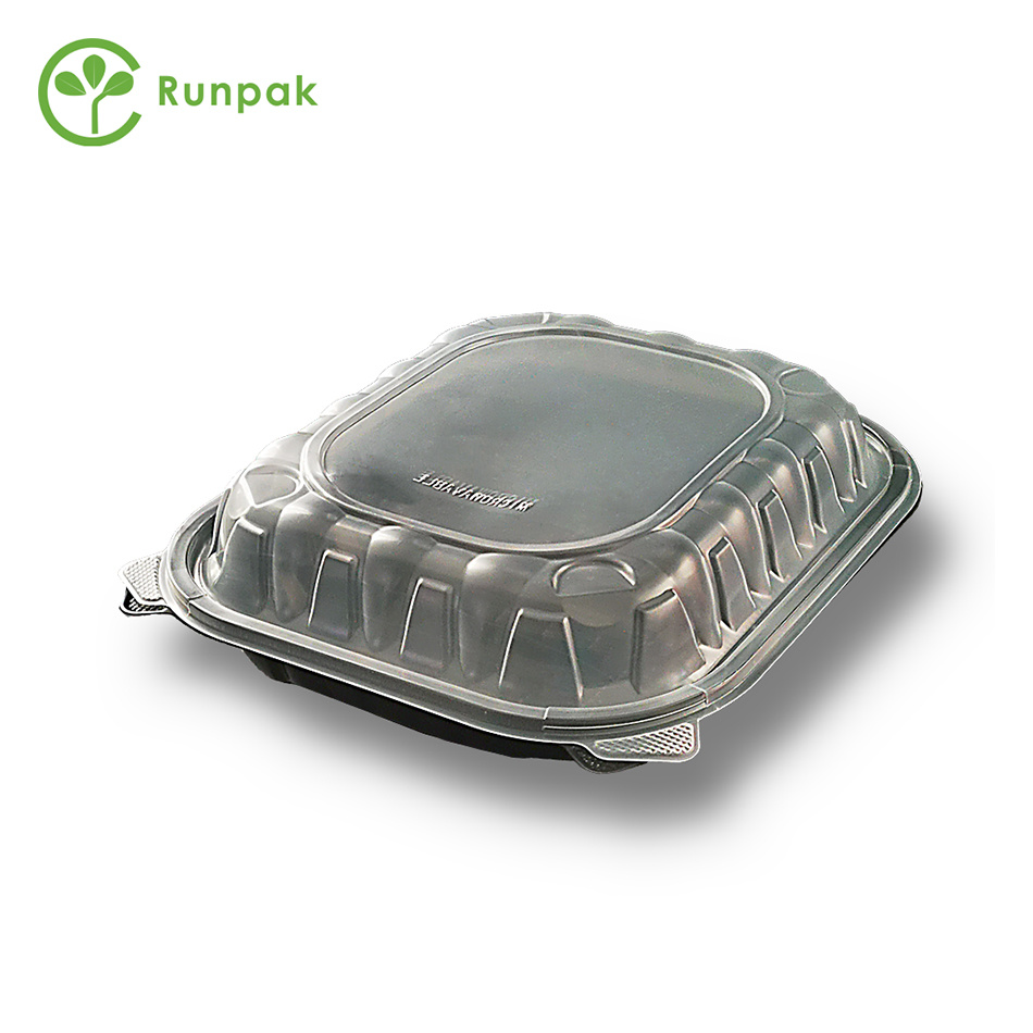 Black & Clear Series Takeout Container
