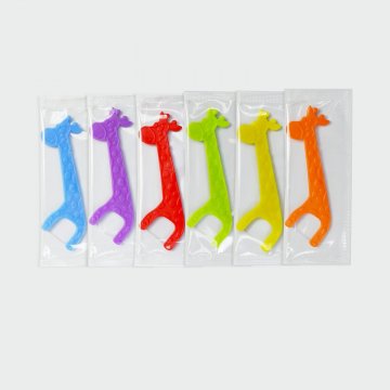 Individually Packaged Kids Floss Picks with Fruit Flavor