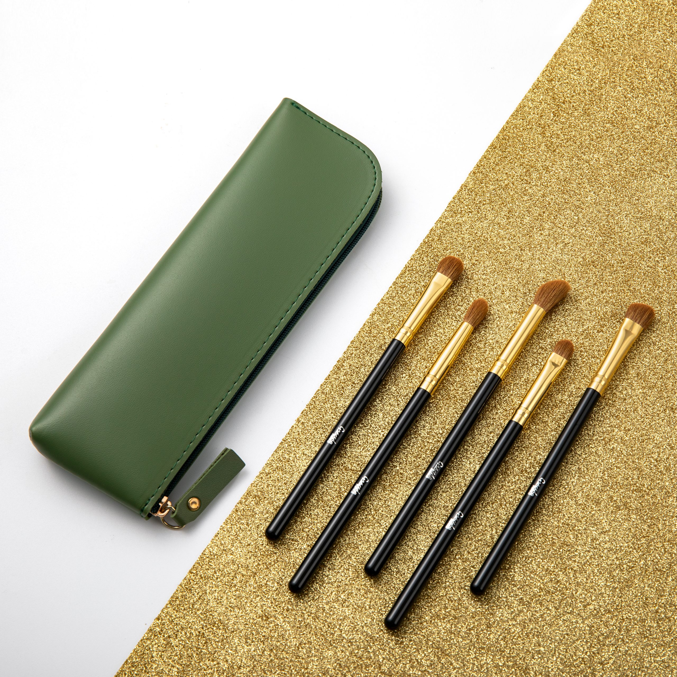 EBS15 5-Piece Eyeshadow Makeup Brush Set with Bag