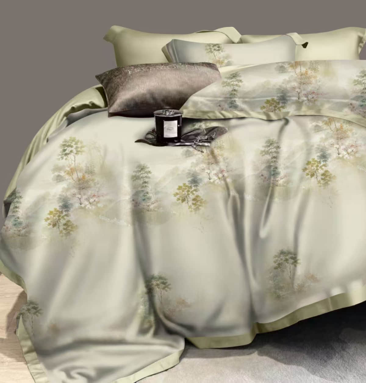 TENCEL™/Cotton Blend Digital Print with Cool-Drape & Botanical Breath
