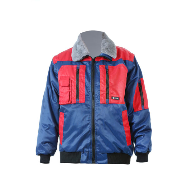 Polycotton Shell with Artificial Wool Lining and Polyester Padding