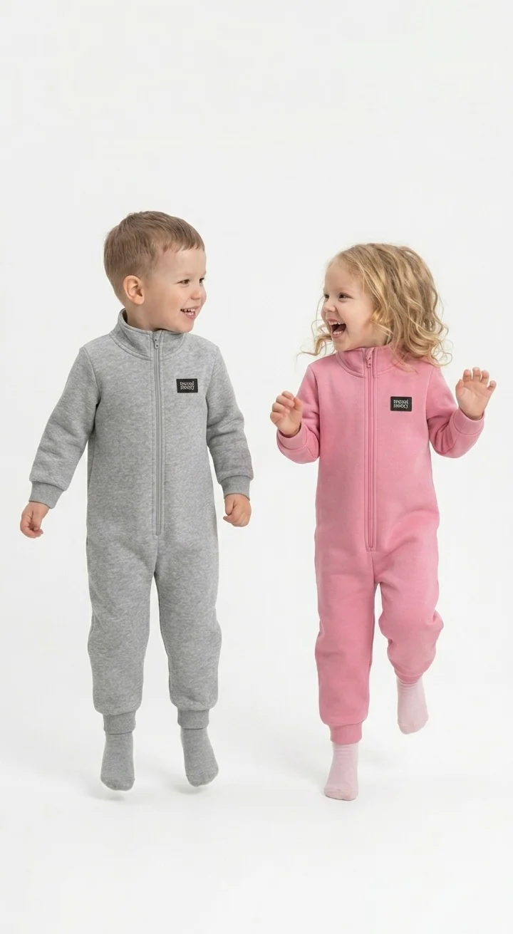 Children's Fleece Jumpsuits Spring/Autumn Onesie