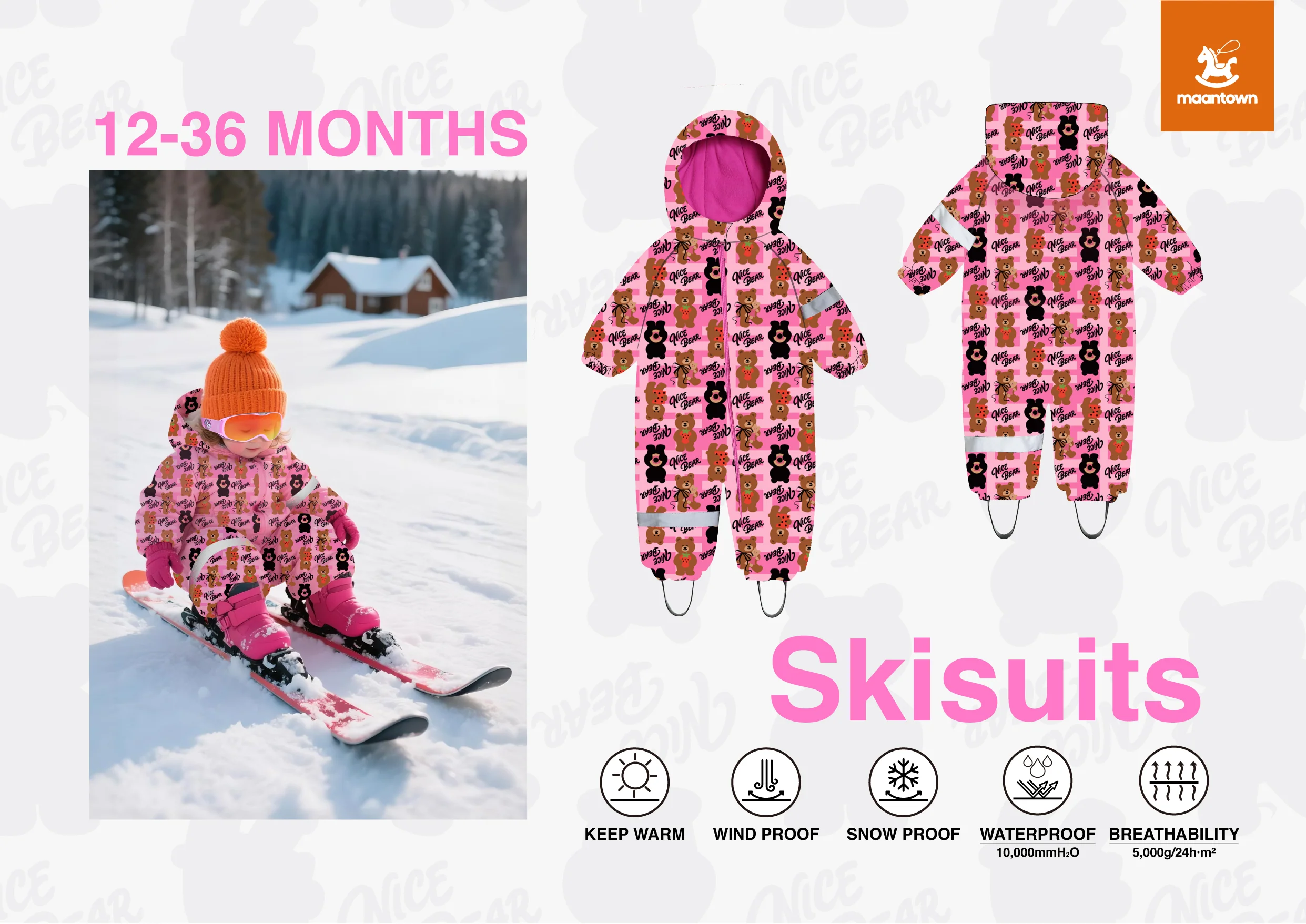 Toddler Ski Suits (12-36 Months)