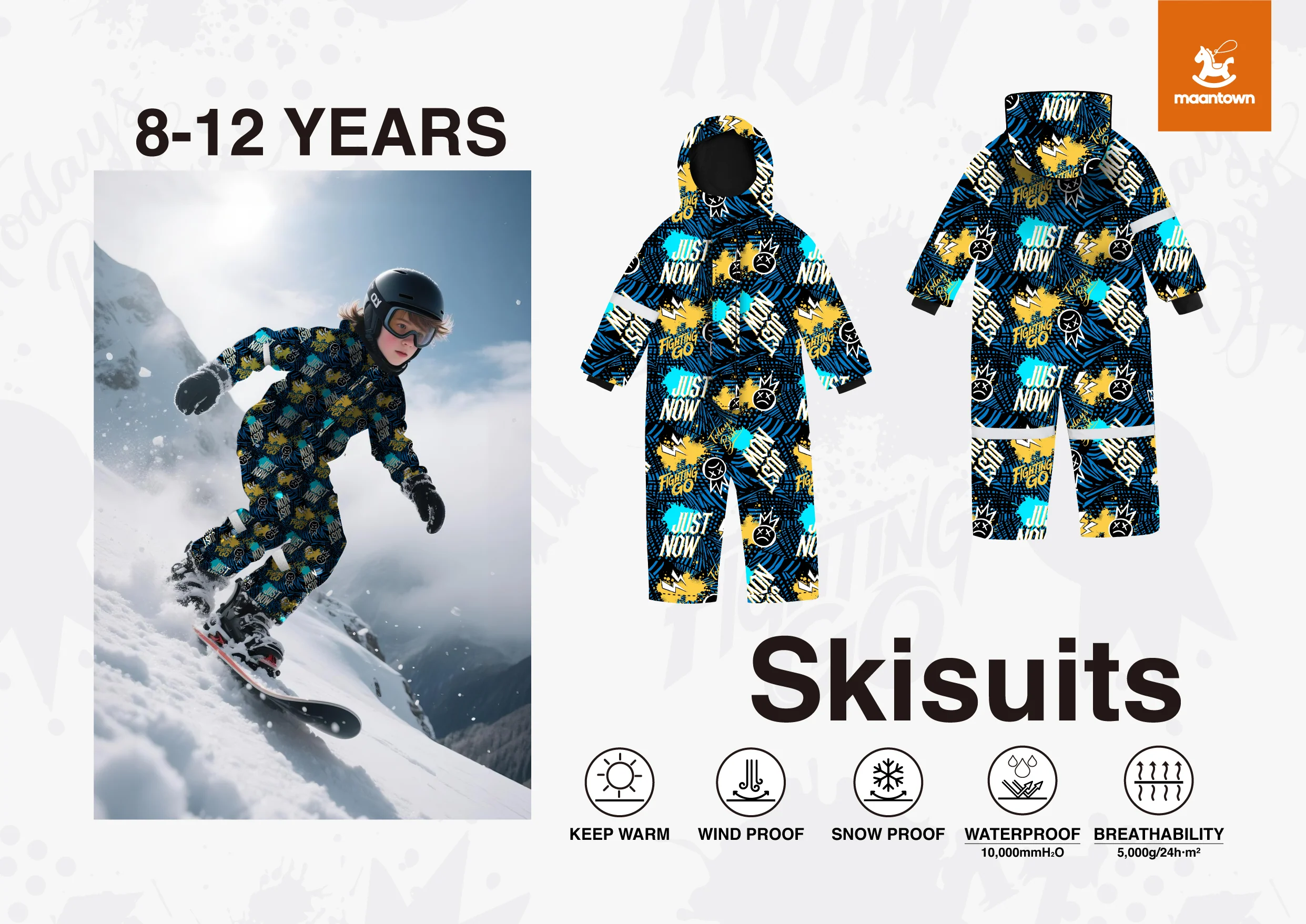 Ski Suits for Kids (Ages 8-12)