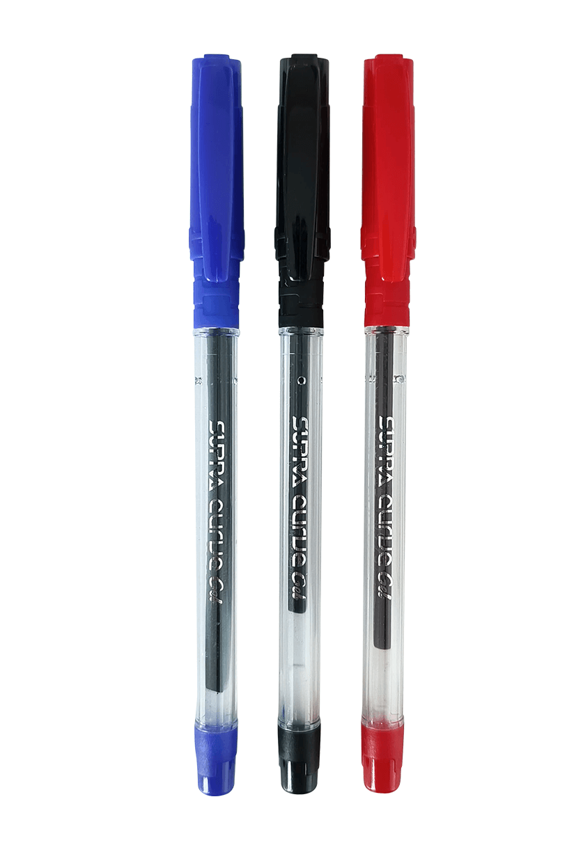 Curve Gel Pen with 0.6mm Tip and Comfortable Rubber Grip