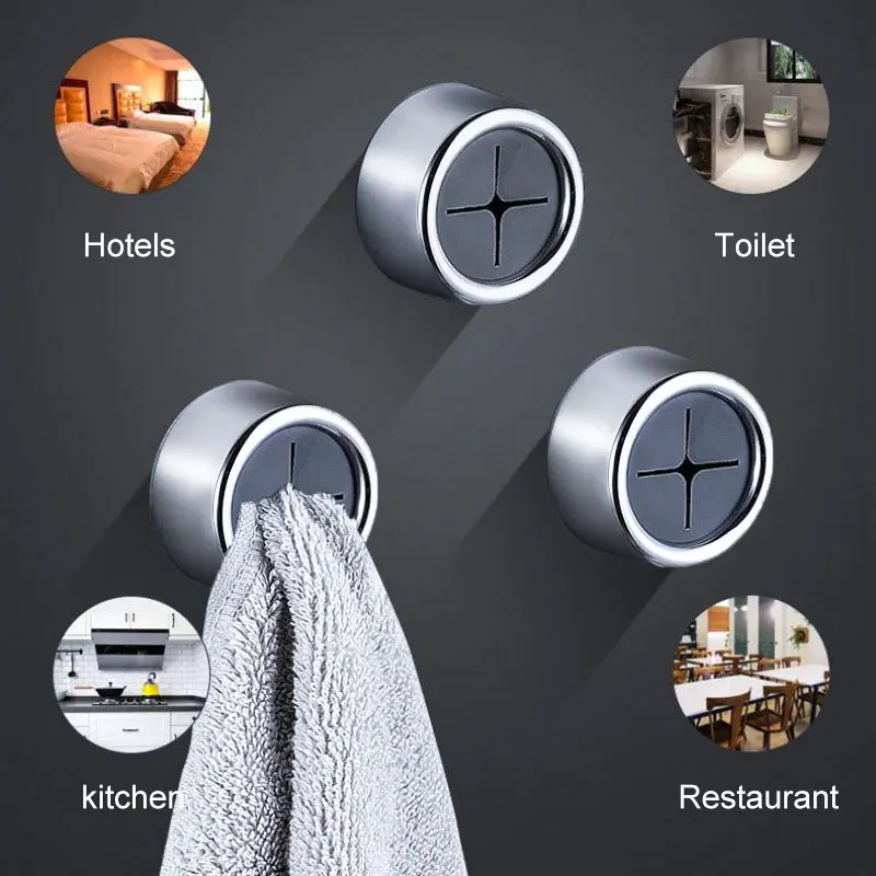 3PCS Non-Punching Dishwashing Cloth Storage Clips