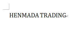 HENMADA TRADING CO., LTD. logo
