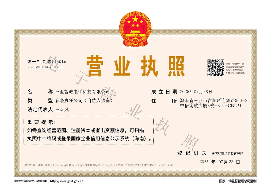 Sanya Zhicheng Electronic Technology Co., Ltd. logo